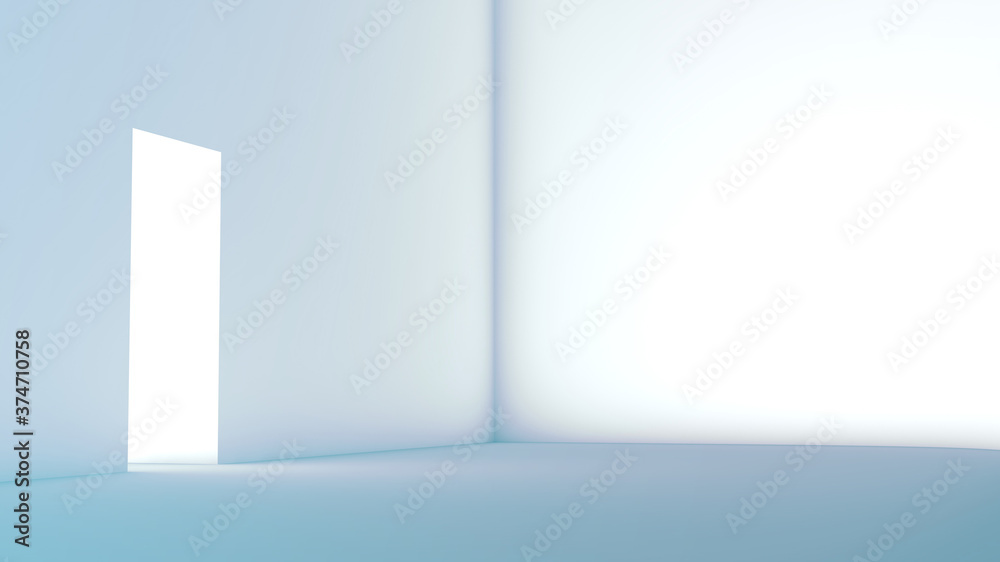 Bright light shining into a room Bright light shining into a room