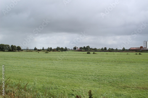 the East Frisian flat landscape