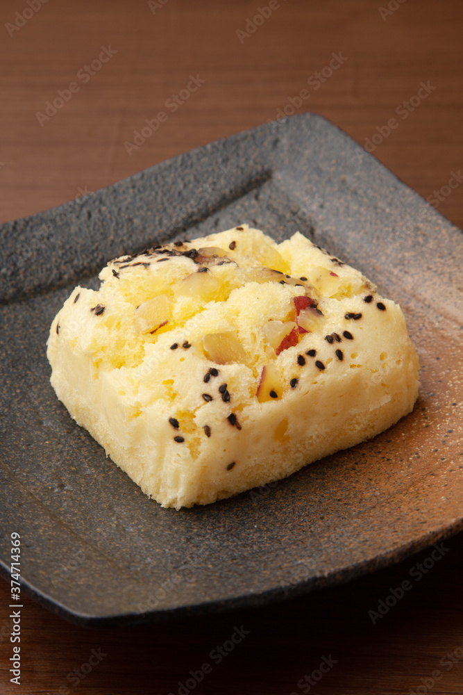 さつまいもの蒸しパン さつまいもの蒸しパン