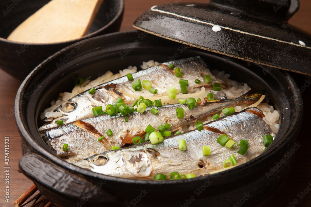 秋刀魚の炊き込みご飯 秋刀魚の炊き込みご飯