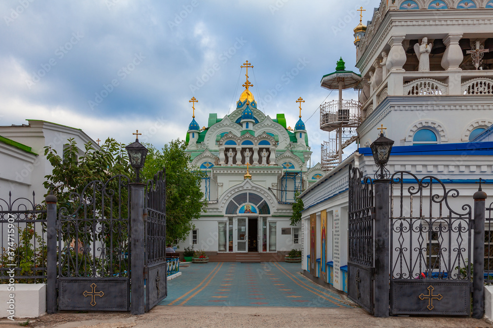 The picturesque church of St. Catherine in Feodosia (Crimea)