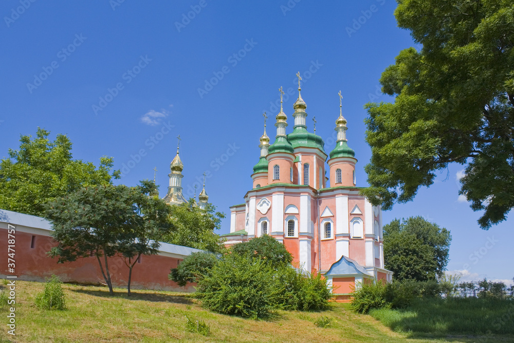 Peter and Paul Church in Gustynsky monastery in Gustia village, Ukraine