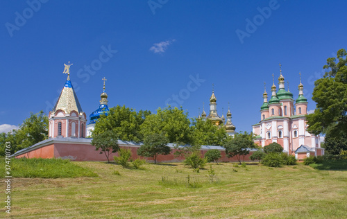Gustynsky monastery in Gustia village, Ukraine photo