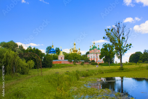 Gustynsky monastery in Gustia village, Ukraine	
 photo