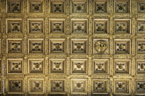 detail of an old door