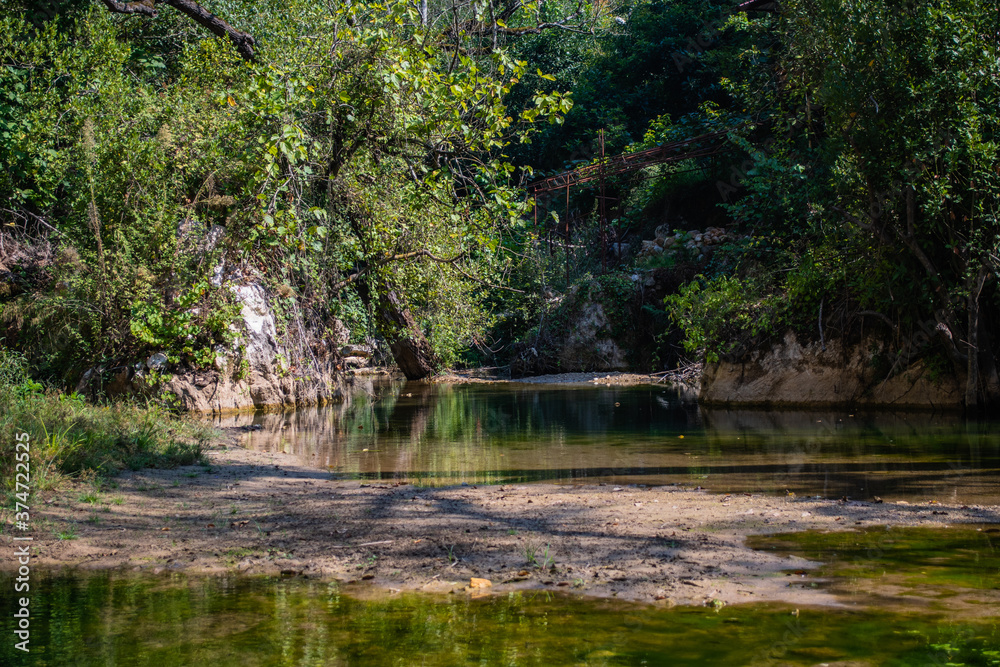Small rivers in the wooded areas of Alanya. Turkey Small rivers in the wooded areas of Alanya. Turkey