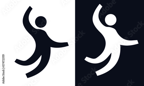  Active lifestyle people and vitality vector icon set photo