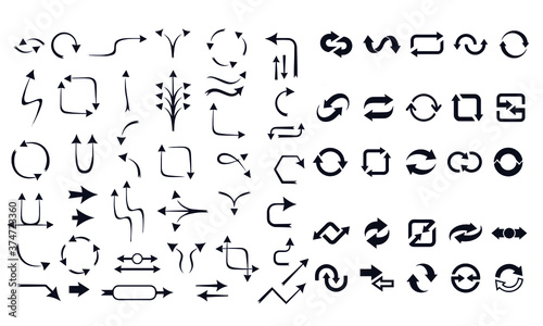 arrow icons vector design 