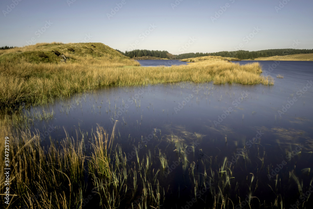 A loch in Scottish hills