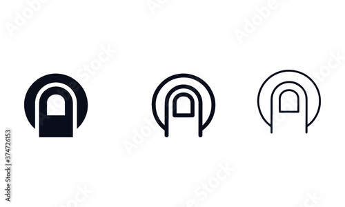 Finger Scan Icons vector design 