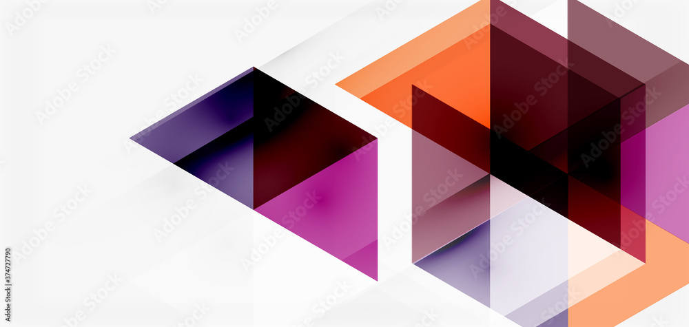 Geometric abstract background, mosaic triangle and hexagon shapes. Trendy abstract layout template for business or technology presentation, internet poster or web brochure cover, wallpaper Geometric abstract background, mosaic triangle and hexagon shapes. Trendy abstract layout template for business or technology presentation, internet poster or web brochure cover, wallpaper