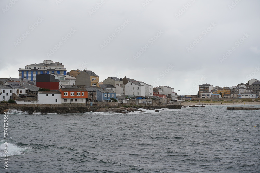 San Cibrao San Ciprian, coastal village of  Galicia, Spain