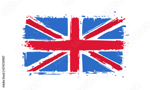 Vector Retro British Flag British Flag,UK flag grunge