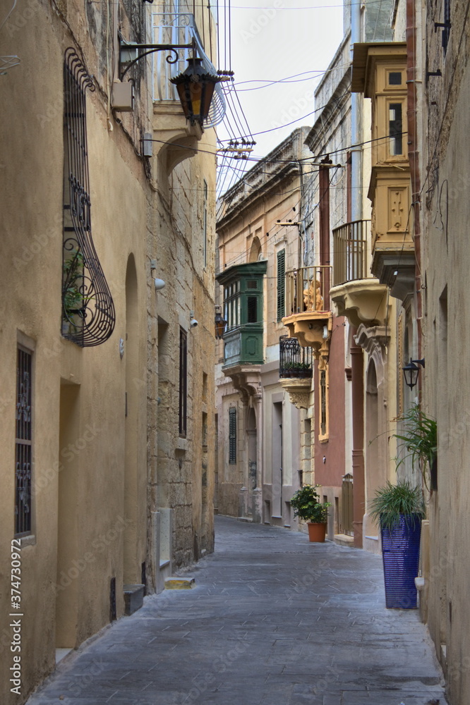 Cityscape of the city of Mdina, Malta