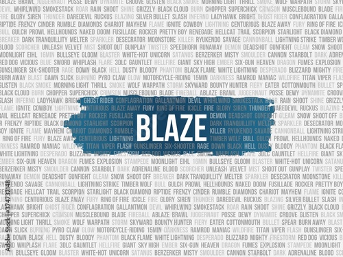 Konstfotografi blaze