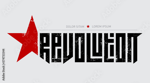 Viva the revolution. Long live the revolution.. Print on a t-shirt for people defending their rights.