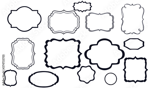  farmes and labels icons vector design 