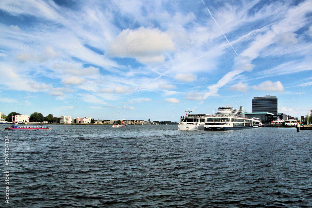 Obraz premium Amsterdam Harbour