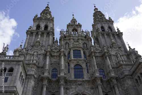 Santiago de Compostela, historical city of Galicia. La Coruna, Spain