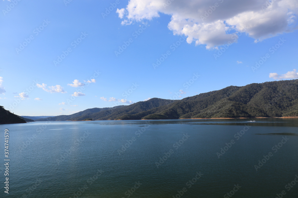 lake in the mountains of crimea