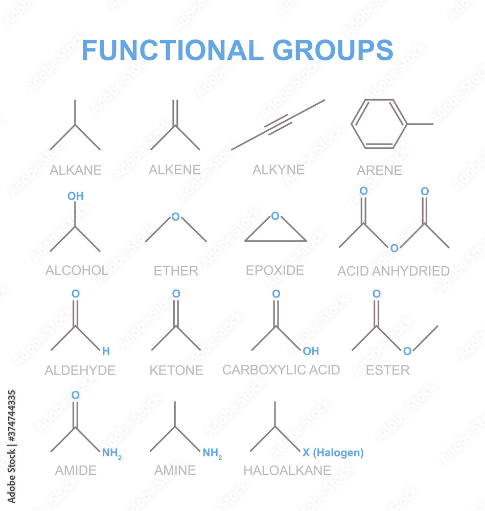 functional groups and properties