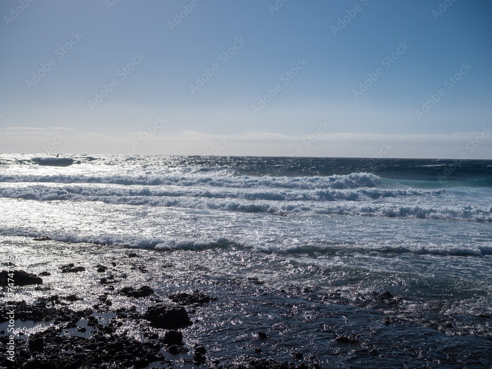 Waves at Playa del Médano Tenerife
