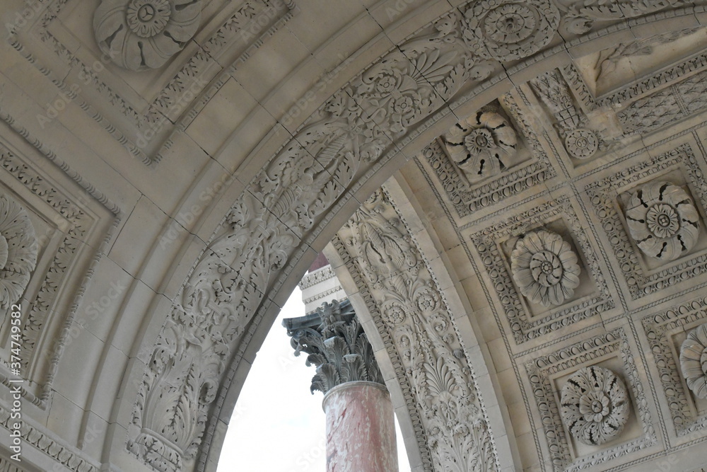Arco de triunfo del Carrusel, jardín de las Tullerías.Tuileries garden, Carousel Triumphal Arch