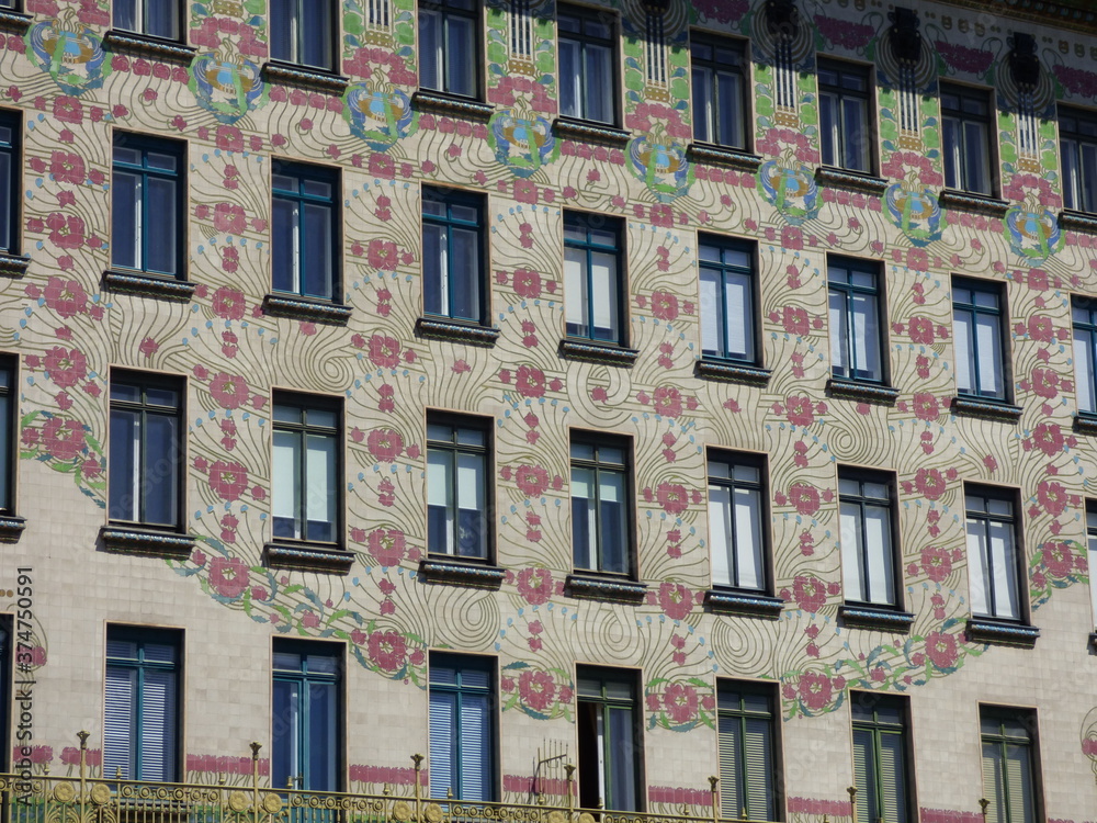 Obraz premium Majolikahaus, Wien