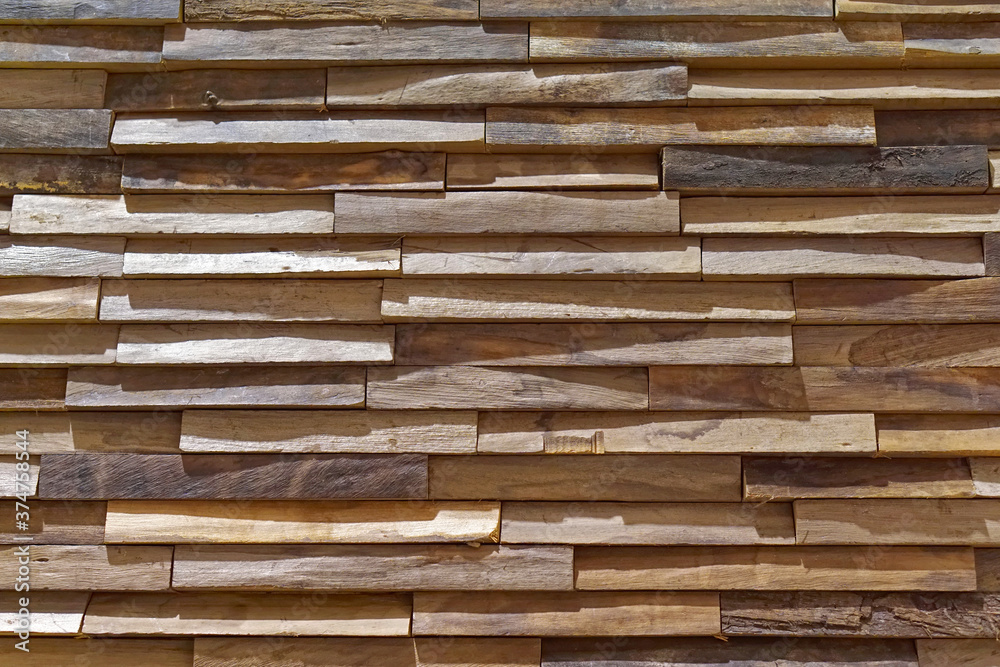 Wooden tiles wall Wooden tiles wall