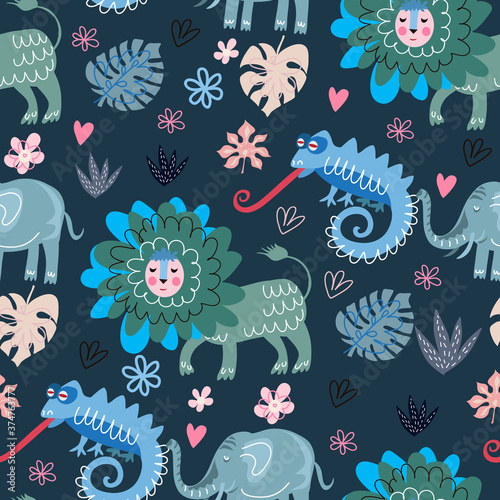 Lion pattern 9