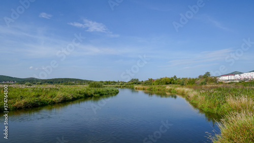 Miass river in South Ural  Russia.