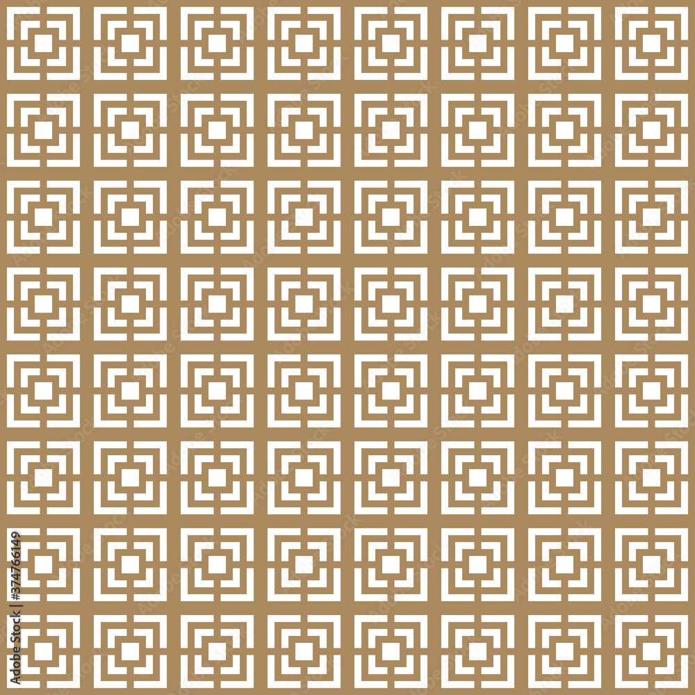 Fototapeta premium Square tile seamless repeat pattern background