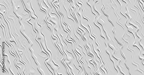 White wallpaper pattern texture with stucco ridges in close up