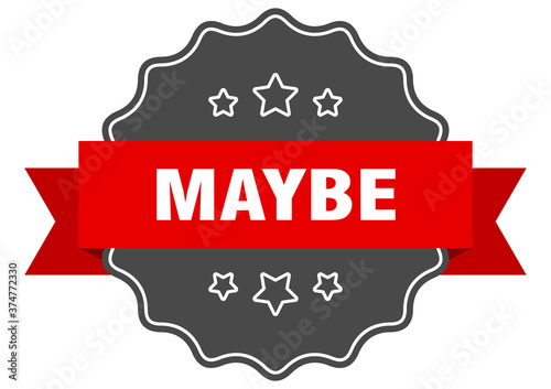 maybe label. maybe isolated seal. sticker. sign