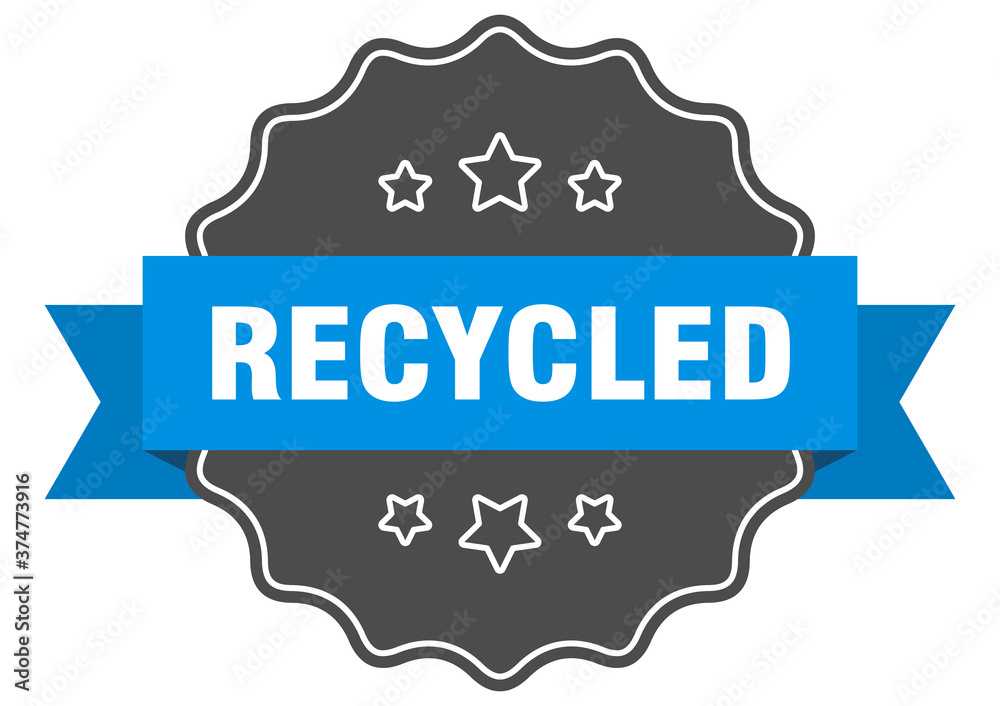 recycled label. recycled isolated seal. sticker. sign recycled label. recycled isolated seal. sticker. sign