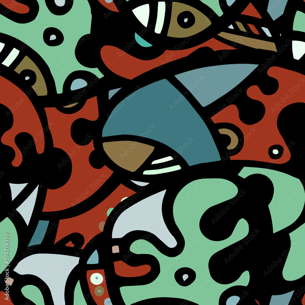 Obraz premium Hippy Print.