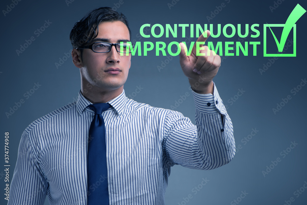 Continuous improvement concept in business Continuous improvement concept in business