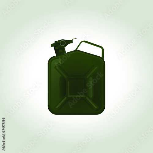 Steel Jerry Can Olive Green