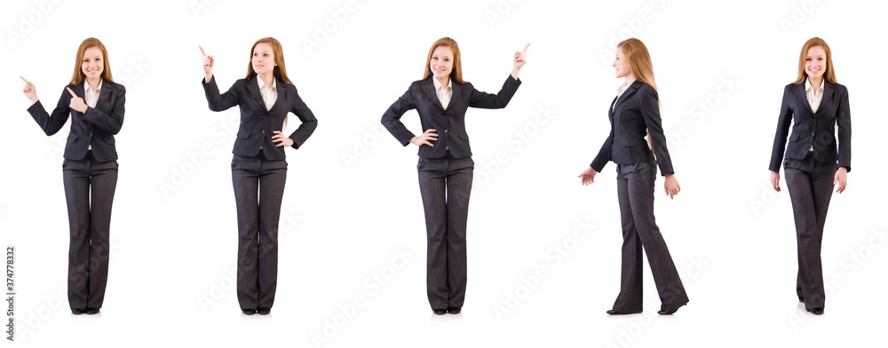 Obraz premium Woman businesswoman in business concept