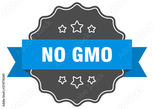 no gmo label. no gmo isolated seal. sticker. sign