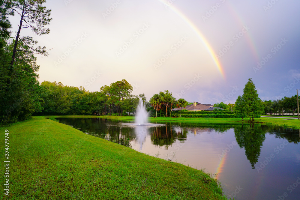 Beautiful sun set in the Summer of Florida Beautiful sun set in the Summer of Florida
