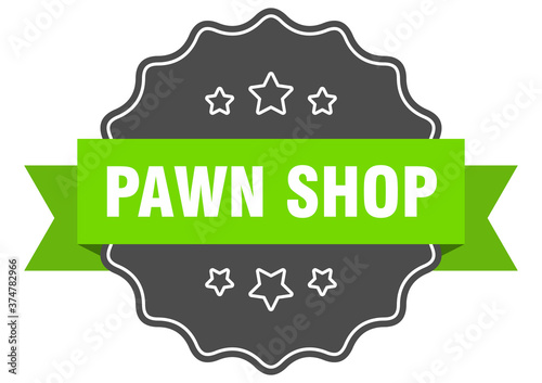 pawn shop label. pawn shop isolated seal. sticker. sign