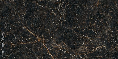 black marble texture with natural pattern for background. Natural Italian Marble