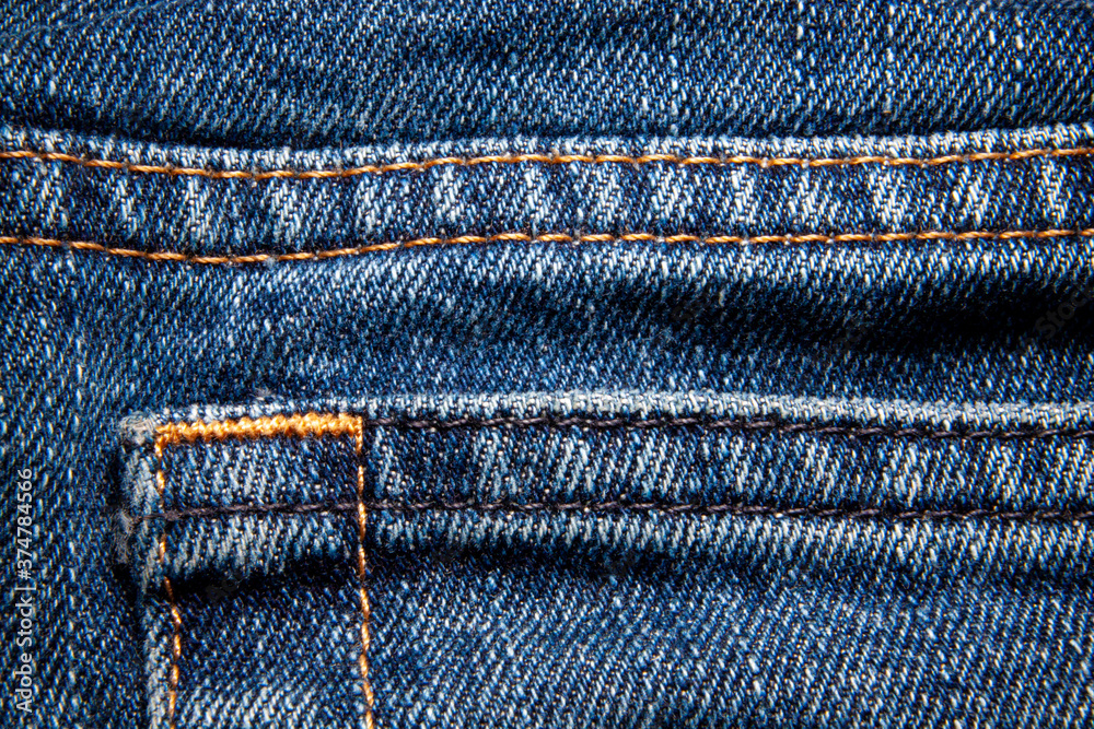 Close-up, jeans texture