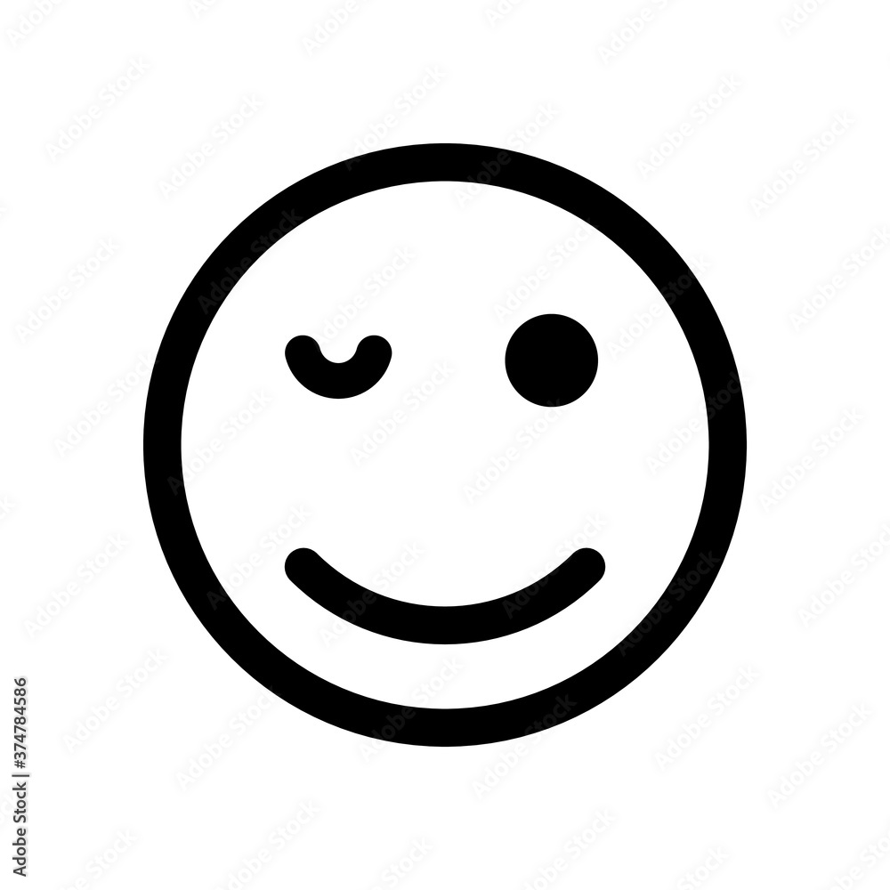 Face expression emoji isolated on white background EPS Vector Face expression emoji isolated on white background EPS Vector