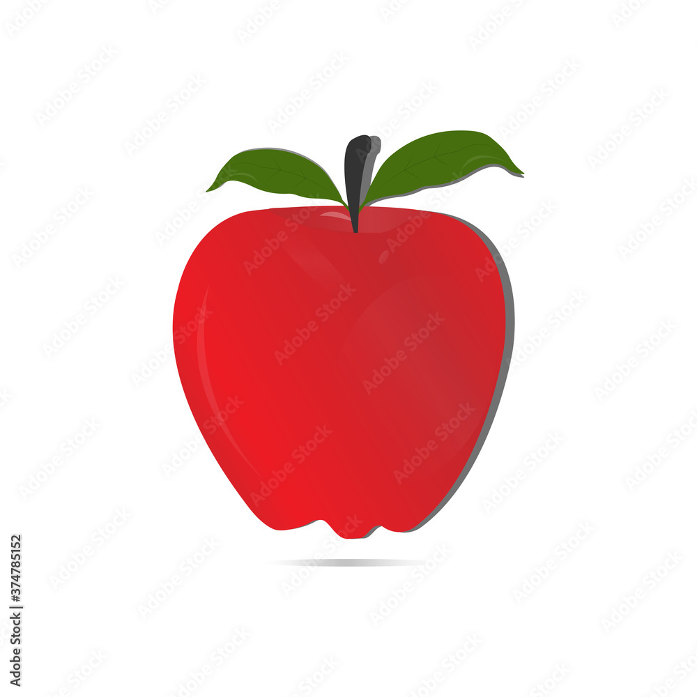 simple vector illustration of fruit simple vector illustration of fruit