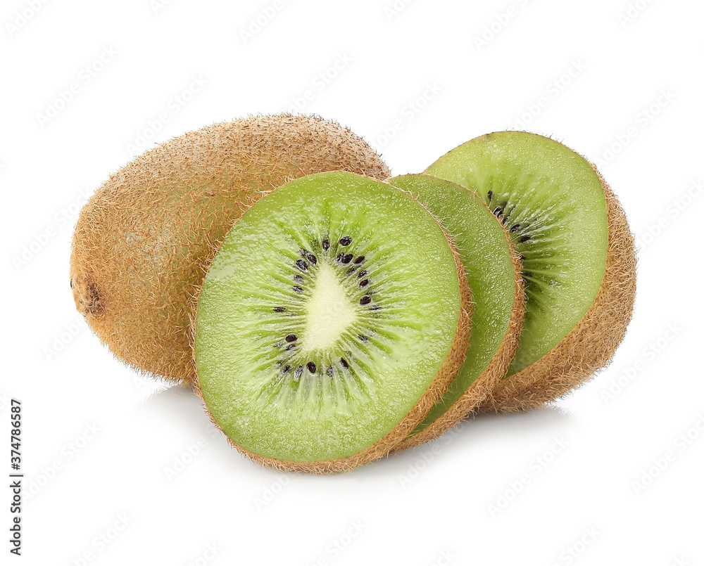 kiwi fruit isolated on white background kiwi fruit isolated on white background