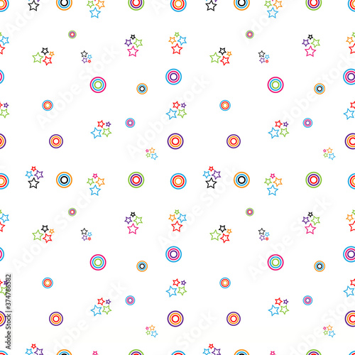 seamless pattern with cute ornament