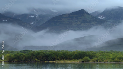 fog over the lake