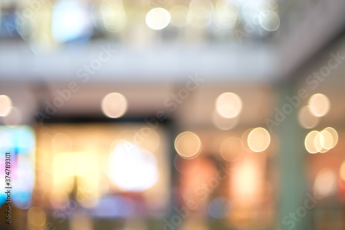 Abstract blurred for background at department store or shopping market